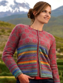 Strickweste aus Baby-Alpaka Strickweste aus Baby-Alpaka