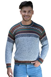 Folklore-Pullover aus Alpaka