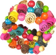 Armband aus Orangenschalen Armband aus Orangenschalen