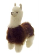 Lama aus Alpaka-Fell