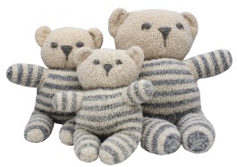 Strickteddys aus Alpakawolle