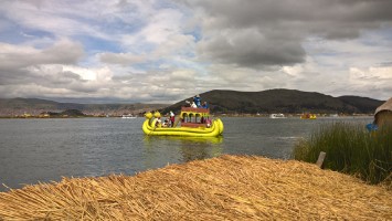 Boot auf dem Titicacasee 