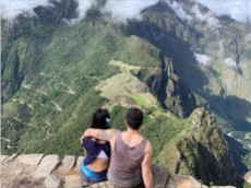 Blick auf Machu Picchu
